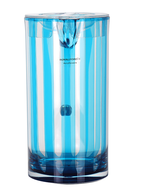 Royalford 2.4 Ltr Reem Acrylic Water Jug, Blue/White