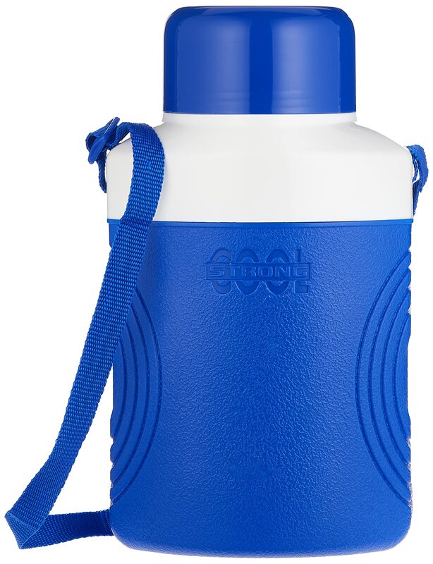 Royalford Premium Plastic Cool Strong Water Bottle, 2L, Blue