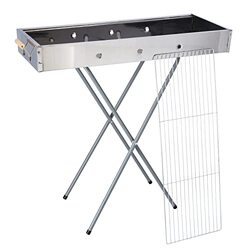 Royalford Barbecue Stand with Grill, RF10366, Silver