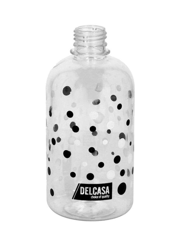 Delcasa 500ml Spray Bottle, Clear/Black
