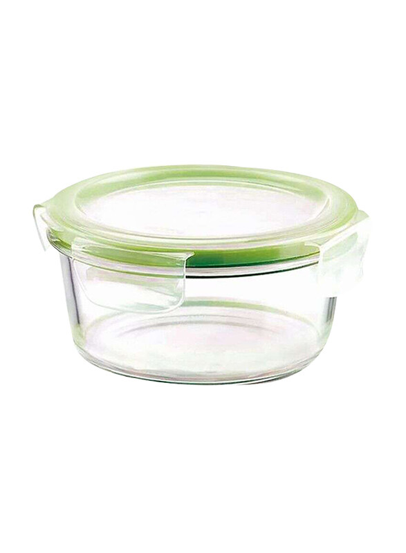 

Royalford Round Airtight Borosilicate Glass Food Container, 950ml, Assorted