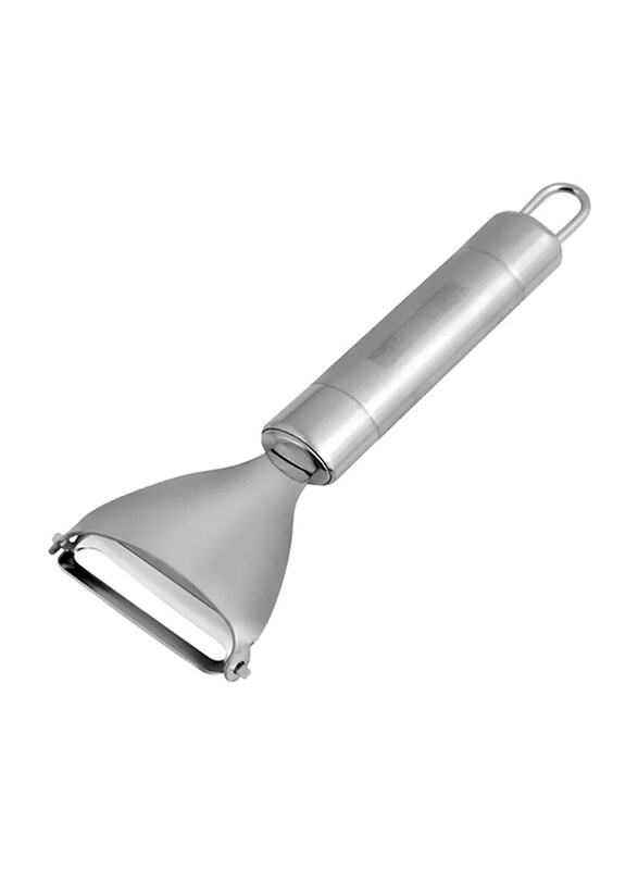 

RoyalFord Stainless Steel Triangle Peeler with Tube, Silver