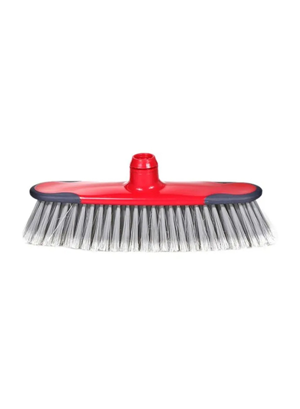 RoyalFord One Click Series Floor Broom Stick, RF8832, Silver/Red