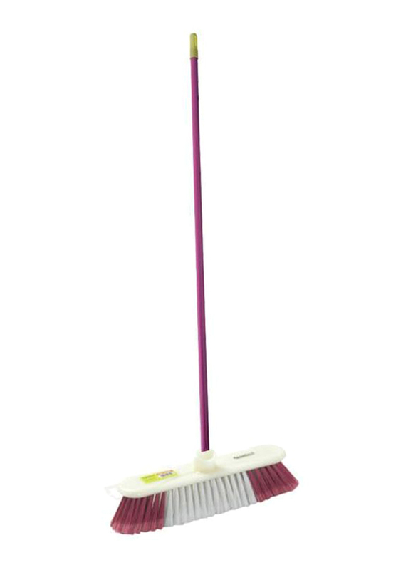 Royalford Floor Cleaning Broom with Metal Handle, 120cm, Assorted