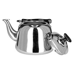 Royalford 6 Ltr Stainless Steel Whistling Kettle, RF11044, Silver