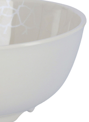 RoyalFord 6-inch Melamine Serving Bowl, White Pearl