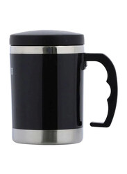 RoyalFord 11 oz Stainless Steel Travel Mug, Black/Silver