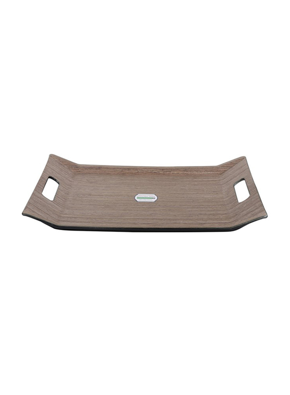 RoyalFord 46cm Wooden Finish Serving Tray, RF9222, 46x31 cm, Brown