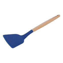 Royalford Heat Resistant Wooden Handle Silicone Turner Spatula, Multicolour
