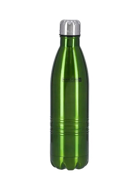 RoyalFord 350ml Stainless Steel Vacuum Bottle, RF5768GR, Green/Silver