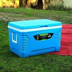 Royalford Insulated Ice Cooler Box, 62Ltr, RF10480, Blue