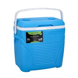 Royalford 28 Litres Insulated Ice Cooler Portable Cooler Box, RF10481, Blue