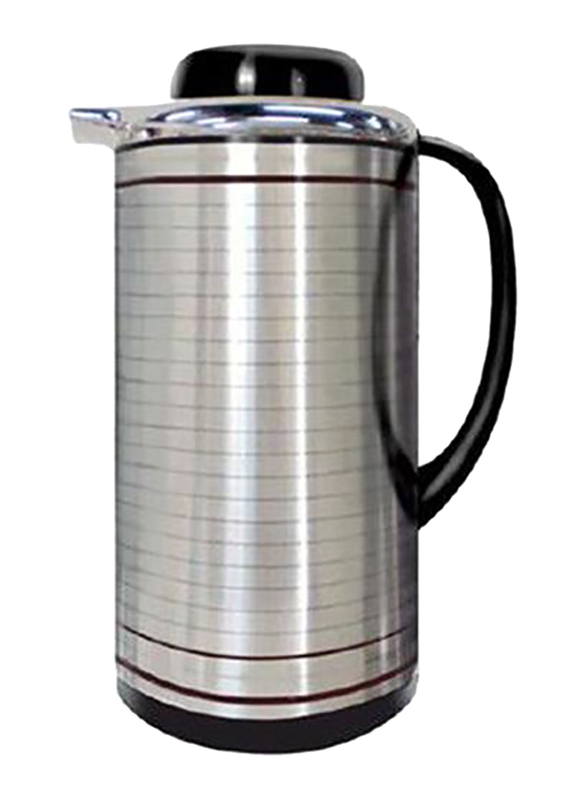 RoyalFord 1.9 Ltr Glass Vacuum Flask, RF5755, Silver