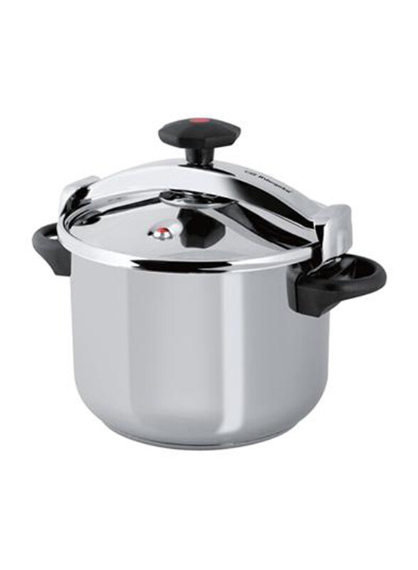 

Royalford 5L Stainless Steel Pressure Cooker with Lid, RF9649, Silver