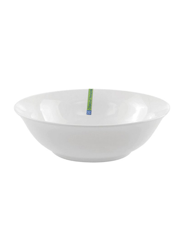 RoyalFord 7-inch Porcelain Magnesia Round Rice Bowl, RF8011, White