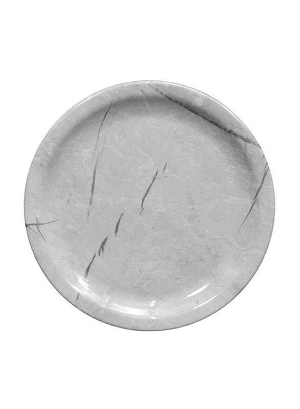 

RoyalFord 11-inch Melamine Round Dinner Plate, RF8480, Grey