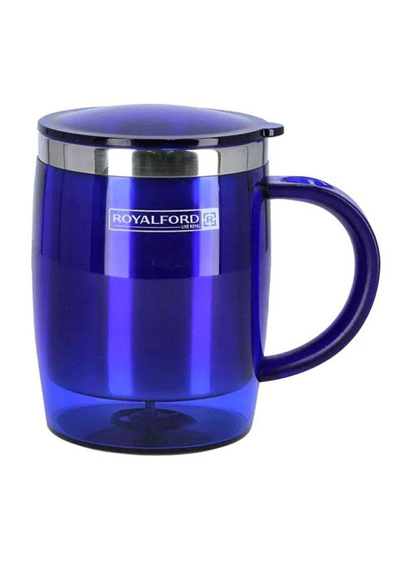 

RoyalFord 14oz Travel Mug with Lid, RF6154BL, Blue