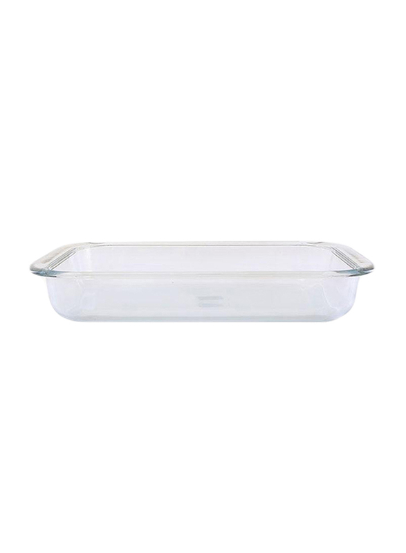 RoyalFord 3 Ltr Glass Rectangle Baking Dish, RF2696-GBD, Clear