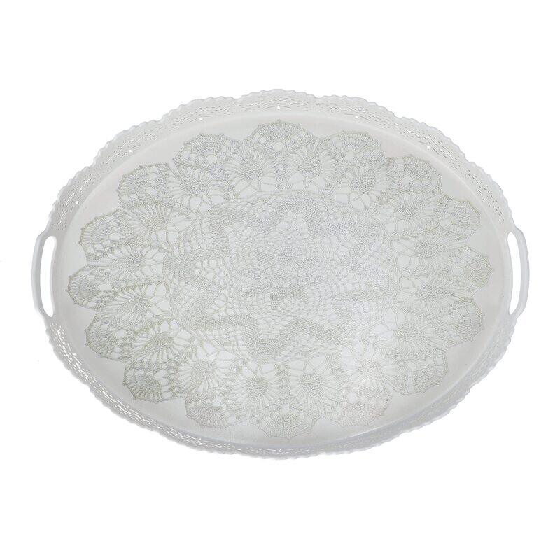 

Royalford Long Lasting & Lightweight Avangarde Serving Tray, RF10923, White