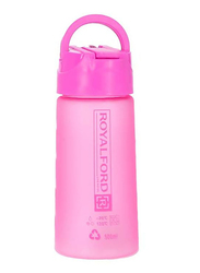 RoyalFord 500ml Plastic Water Bottle, RF7579PN, Pink