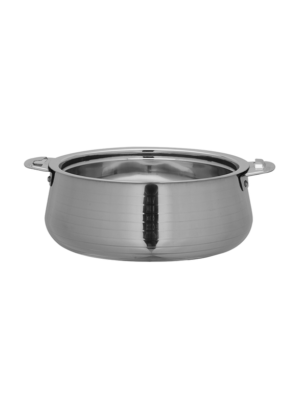 Royalford 3.5 Ltr Hilux Stainless Steel Double Wall Hot Pot, RF10534, Silver