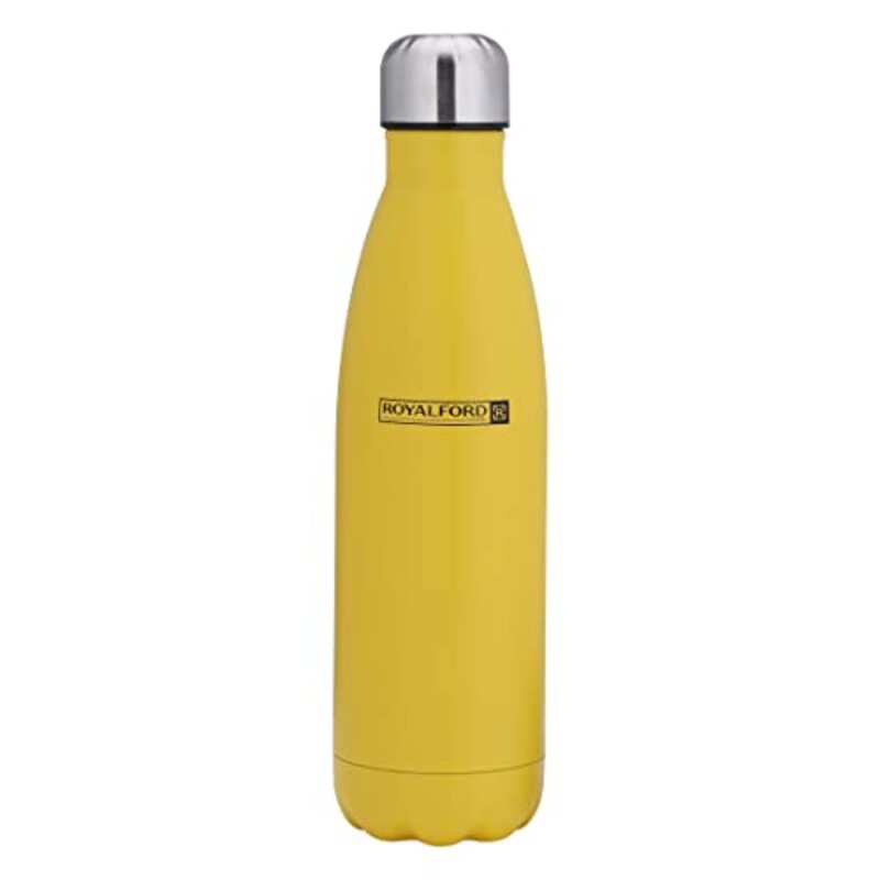 Royalford 500ml Leak Proof Stainless Steel Bottle, RF10443, Multicolour