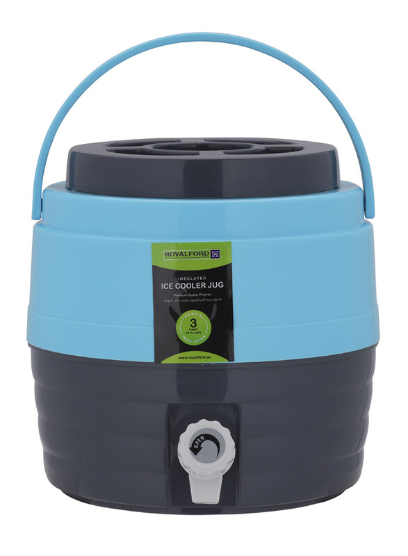 

Royalford 5.5 Ltr Carry Cool Plus Durable Tap, RF10487, Blue