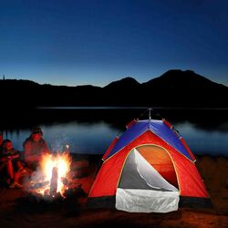 Royalford 6 Person Portable Windproof Versatile Seasonal Tent, RF10300, Multicolour