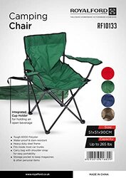 Royalford with Travel Carry Bag Folding Camping Chair, RF10133, Multicolour