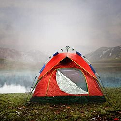 Royalford 6 Person Lightweight Portable Windproof Versatile Seasonal Tent, RF10297, Multicolour