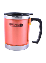 RoyalFord 300ml Stainless Steel Travel Mug, RF5131, Red