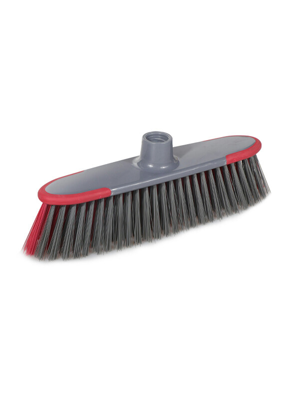 

Delcasa Broom with Handle, DC1613, Grey/Red