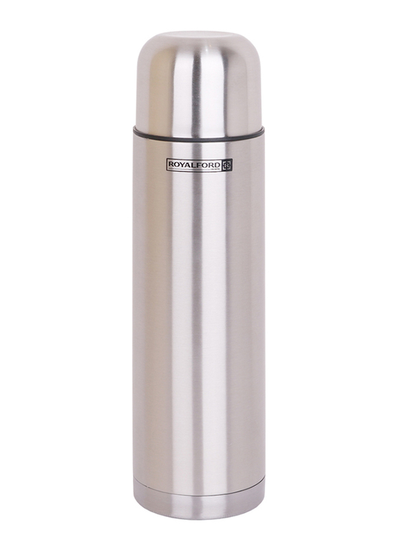 RoyalFord 1000ml Stainless Steel Vacuum Bottle, RF4948, Silver