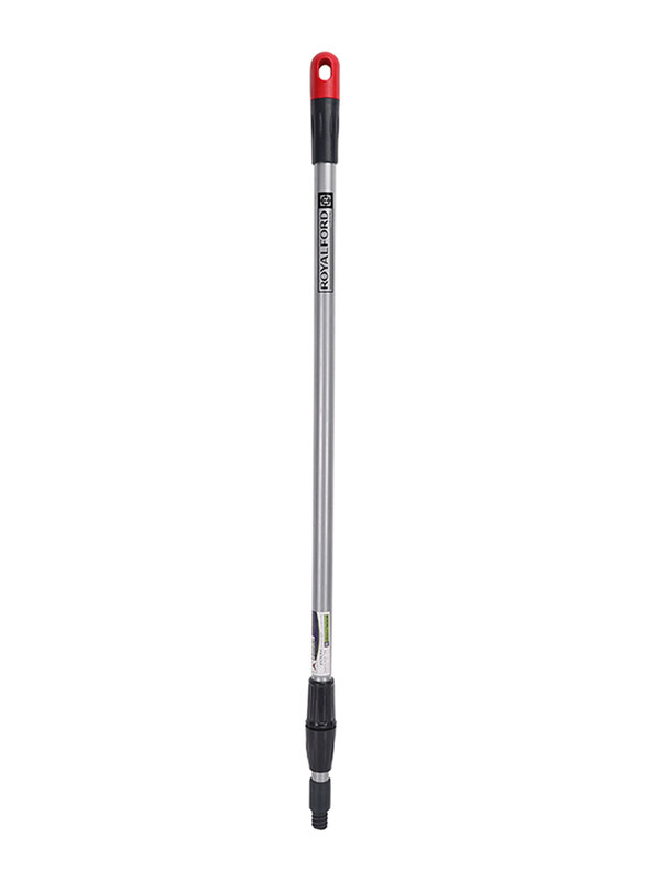 

RoyalFord One Click Telescopic Broom with Head, Grey/Black/Red