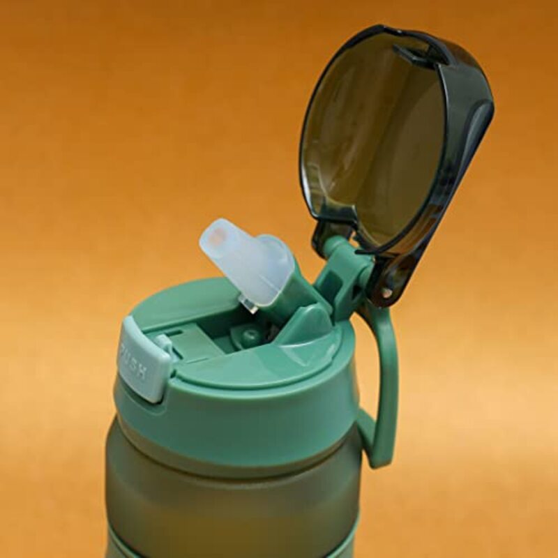 Royalford Plastic BPA Free Water Bottle, 700ml, Green