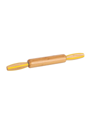 RoyalFord 7cm Wooden Rolling Pin, Brown