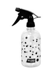Delcasa 500ml Spray Bottle, Clear/Black