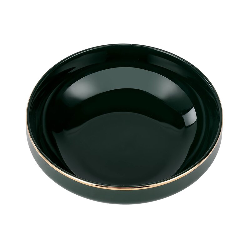 Royalford 5.25-inch Royal Green Fine Bone Bowl, RF11335, Green