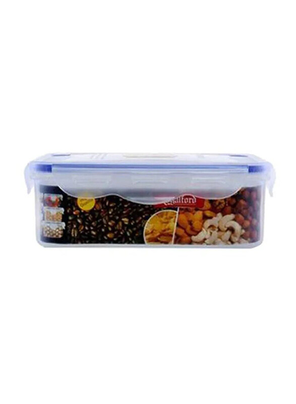 

RoyalFord Airproof Container, 1 Liter, Clear/Blue