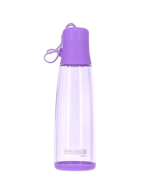 RoyalFord 520ml Plastic Water Bottle, RF7277PP, Purple