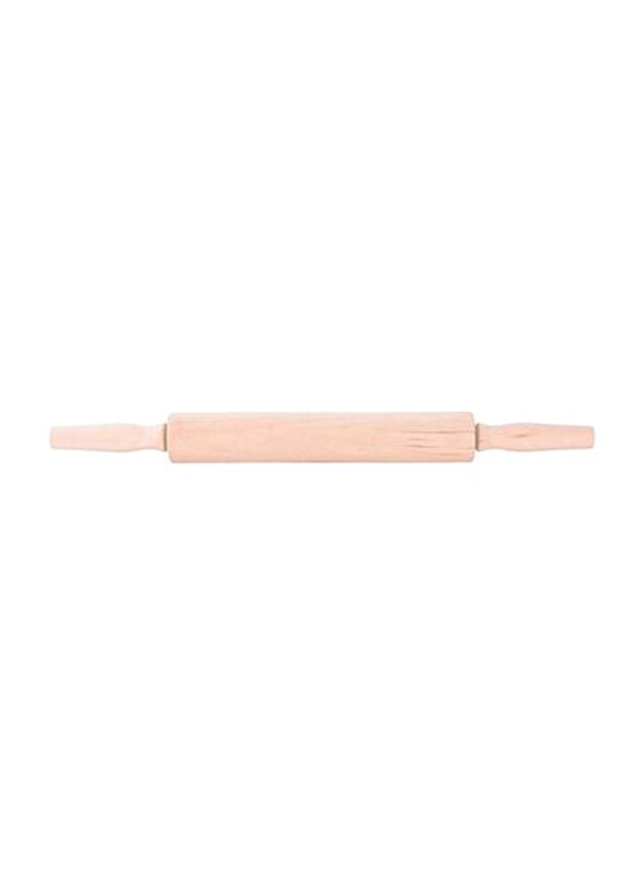 RoyalFord 45 x 4.3cm Wooden Rolling Pin, Beige