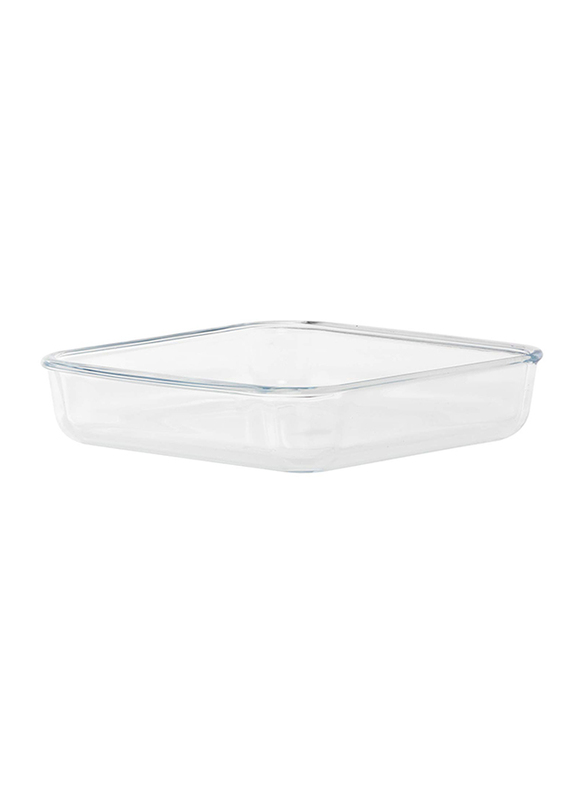 RoyalFord 1.5 Ltr Glass Square Baking Dish, RF2702-GBD, Clear
