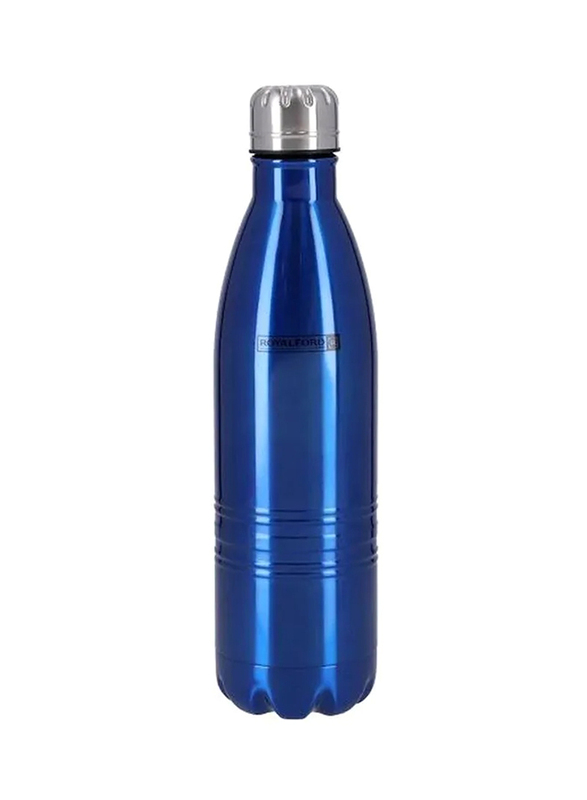RoyalFord 500ml Stainless Steel Vacuum Bottle, RF5769BL, Blue/Silver