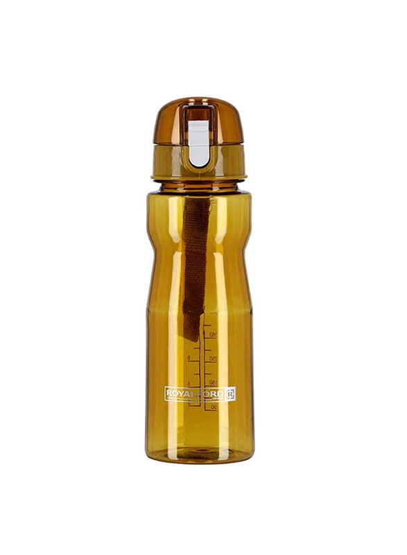 

RoyalFord 750ml Plastic Water Bottle, RF5224TN, Tan Brown