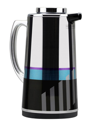RoyalFord 1.9 Ltr Silver Figured Stainless Steel Vacuum Flask, RF7949, Silver
