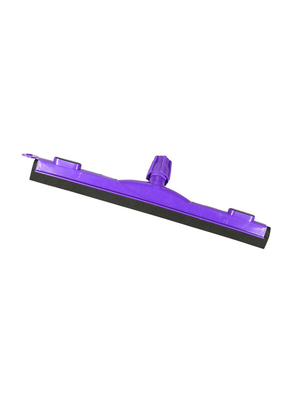 

Delcasa Floor Squeegee with Metal Stick, Purple