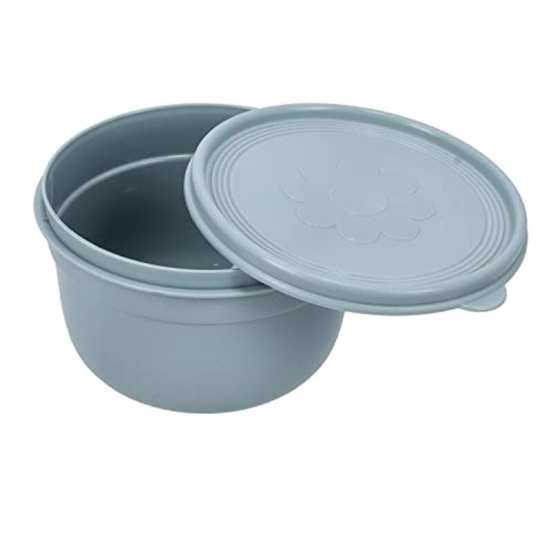 Royalford 3-Piece Plastic Round Storage Bowl Set, RF10873, Grey