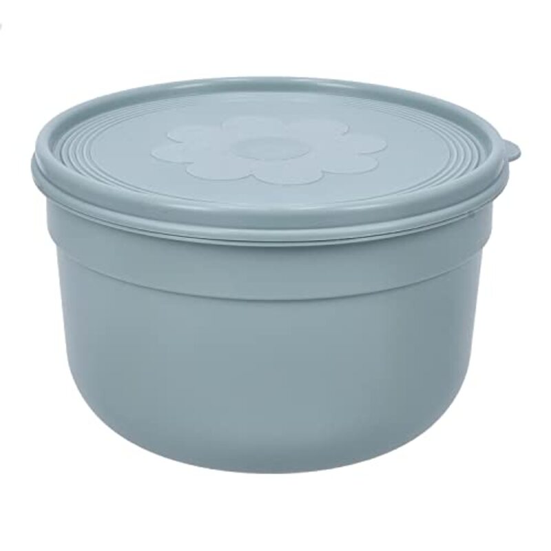 Royalford 3-Piece Plastic Round Storage Bowl Set, RF10873, Grey