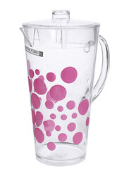 Royalford 2.3 Ltr Polystyrene Pitcher, RF9809, Clear/Red