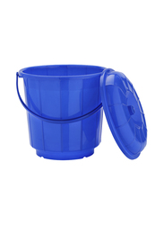 RoyalFord Economy Bucket with Lid, 20 Liter, Blue